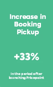 Increase in bookings