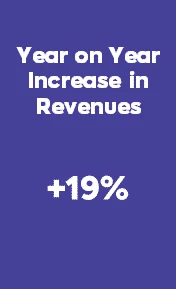 Increase in revenues